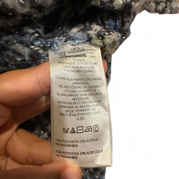 Free People Chunky Knit Cotton Candy Pullover - Large - Picture 6 of 6